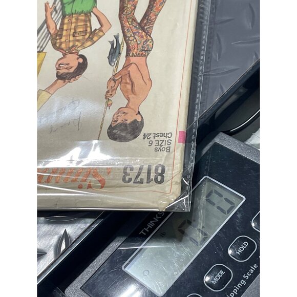 60s Simplicity 8173 Vintage Sewing Pattern Size 6 Boys Shirt Pants Vintage CUT - Picture 8 of 8